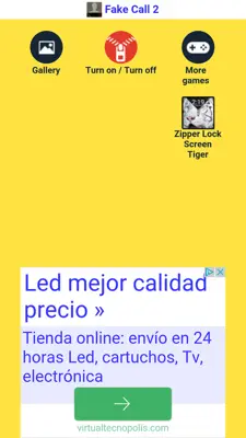 pantalla de bloqueo cremallera de color amarillo android App screenshot 3